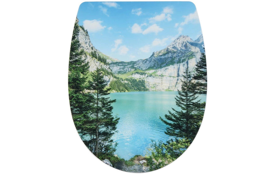 diaqua® Toilettensitz Arles Mountain Sea Mehrfarbig