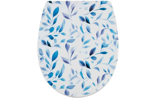 diaqua® Toilettensitz Arles Lea Blau/Weiss