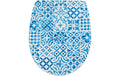 diaqua® Toilettensitz Arles Malika Blau/Weiss