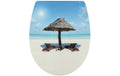 diaqua® Toilettensitz Beachlife Blau/Weiss