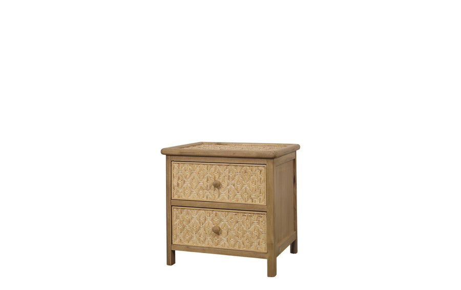Chic Antique Nachttisch geflochten 43 x 44 x 36 cm