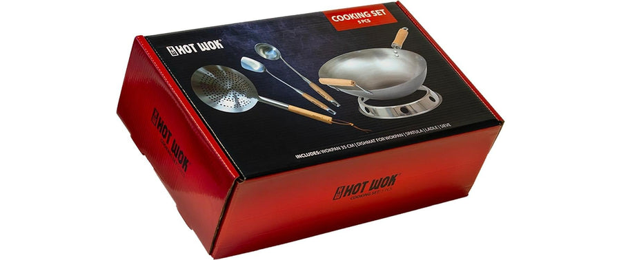 Cooking Set 5-teilig Aluminium Edelstahl Grillpfanne Grills & Feuerstellen Hot Wok