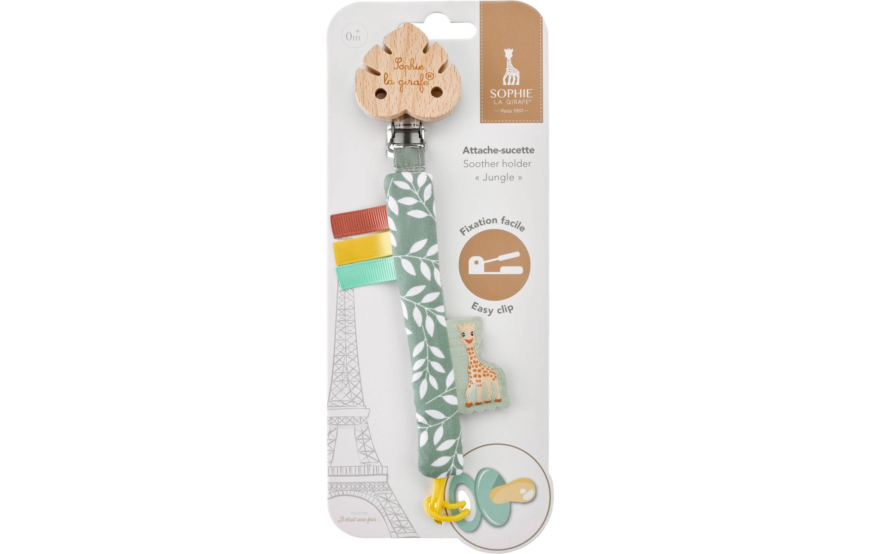 Sophie la girafe Schnullerhalter Jungle 2 x 9.5 x 23 cm