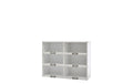 Chic Antique Wandregal mit 6 Ablagen