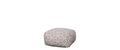 Chic Antique Pouf gemustert 50 cm, Mocca/Crème
