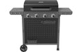 GASGRILL 4BINKL. SCHLAUCH Gasgrill Schwarz 4 Brenner 10 kW Grills & Feuerstellen OHMEX