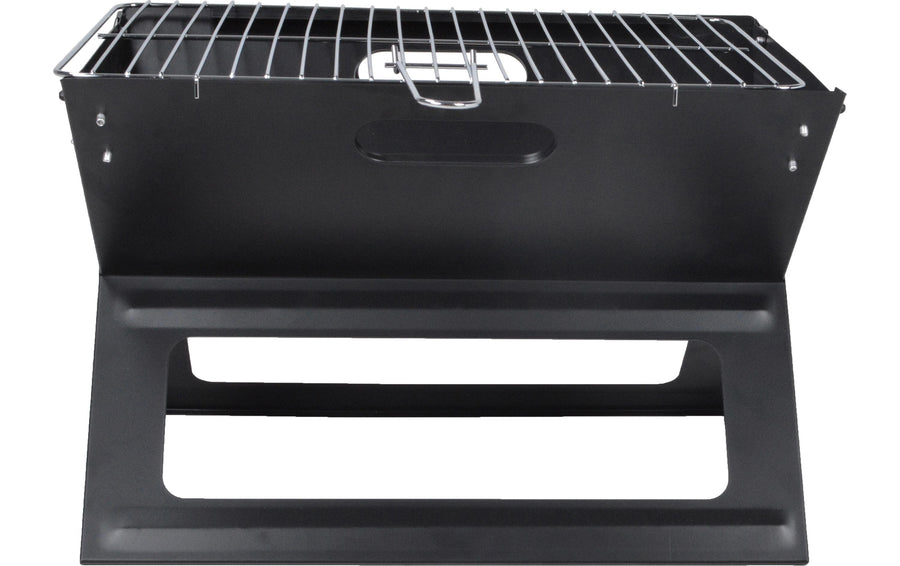 HOLZKOHLE-GRILL klappbar tragbar Metall Schwarz 44,5 x 30 cm Grills & Feuerstellen OHMEX