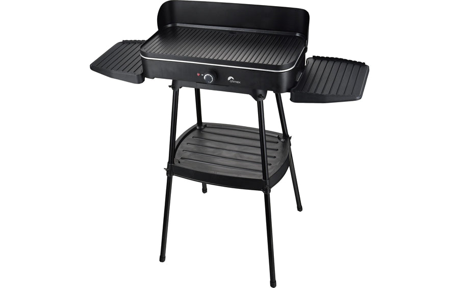 Elektrischer Grilltisch 2200W schwarz für Balkon und Garten Grills & Feuerstellen OHMEX
