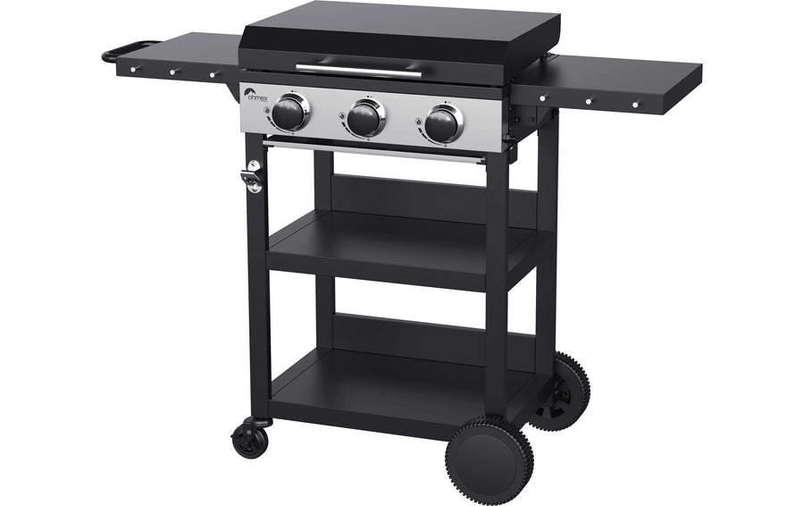 GAS PLANCHA Gasgrill 3 Brenner 7,2 kW schwarz mobil Grills & Feuerstellen OHMEX