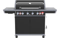 GASGRILL 7 Brenner Metall Schwarz 93x44 cm Grills & Feuerstellen OHMEX