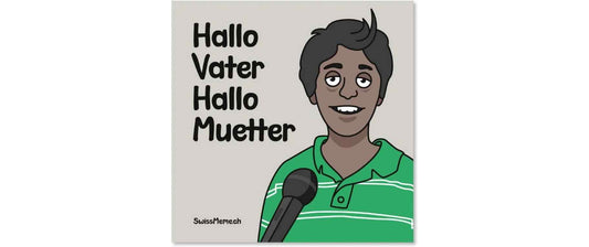 Swissmeme Mini Büchlein Hallo Vater, Hallo Mütter