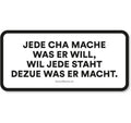 Swissmeme Sticker Jede cha mache was er will