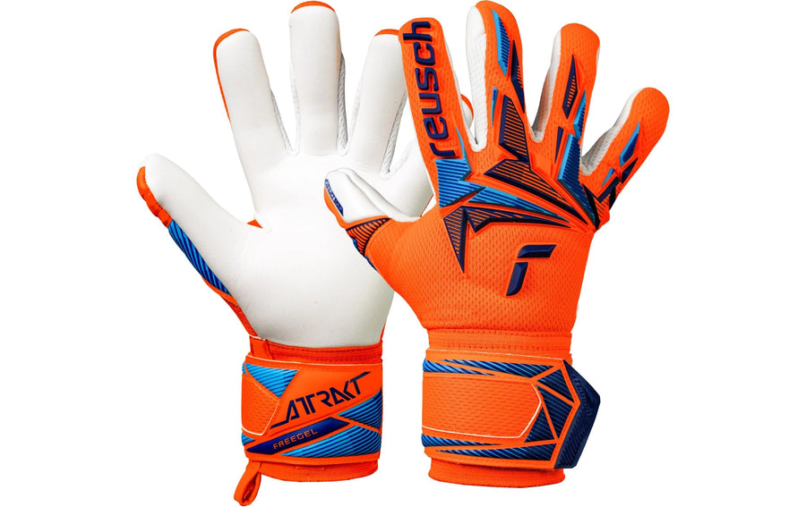 reusch Attrakt Freegel Advance Junior Gr: , Shocking Orange/Blau