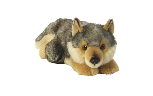AURORA Plüsch MiYoni Wolf Lying 28 cm Plüschtier Wolf liegend 28 cm