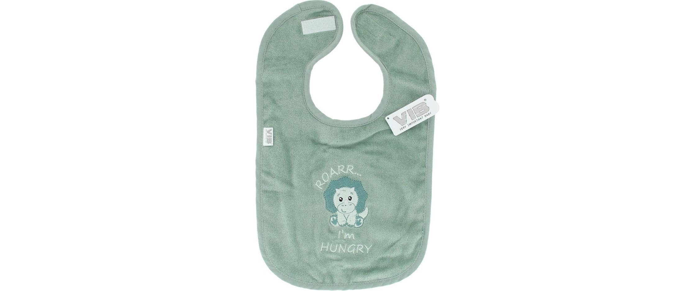 Very Important Baby Lätzchen Dinosaurier Grün 38 x 22 cm
