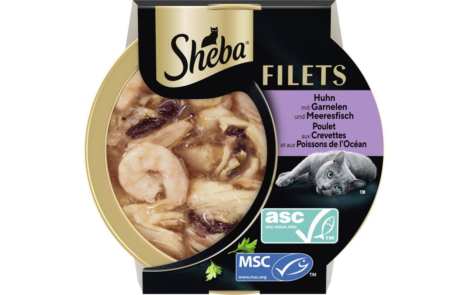 Sheba Filets Huhn-Garnele-Meeresf. 32x60g