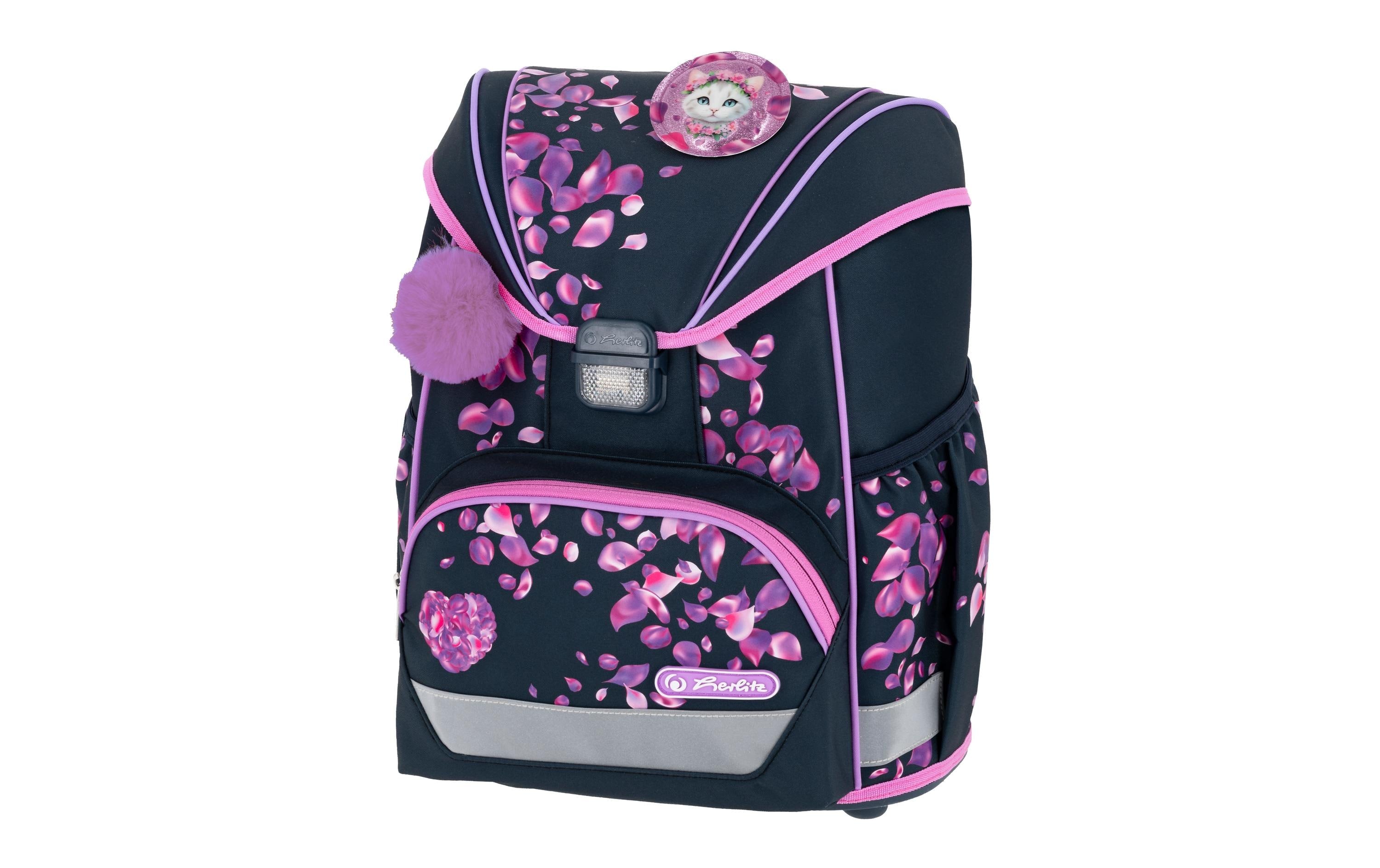 Herlitz Schulrucksack UltraLight Plus Blossom Dance 4-teilig, 16 l