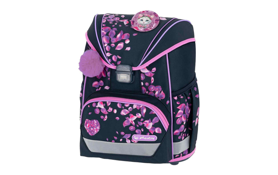 Herlitz Schulrucksack UltraLight Plus Blossom Dance 4-teilig, 16 l