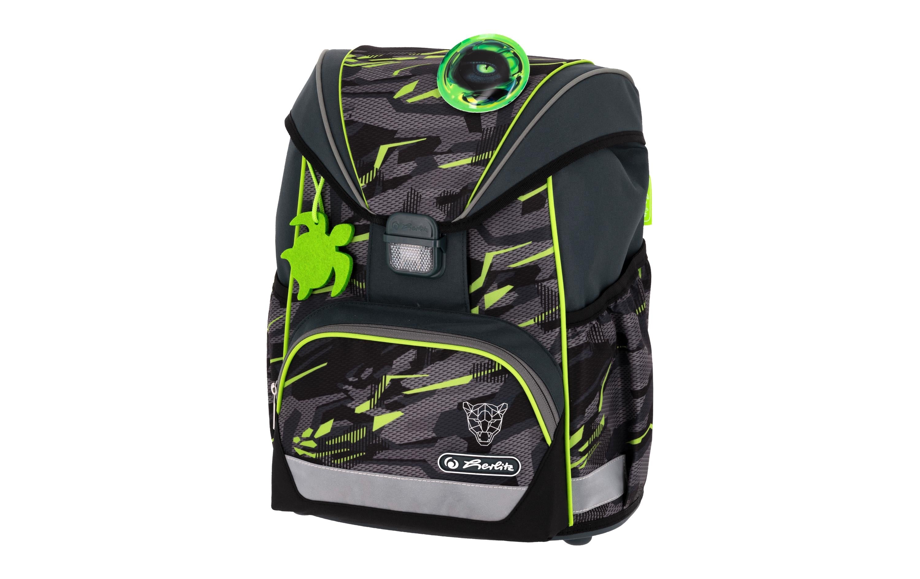 Herlitz Schulrucksack-Set UltraLight Plus Wild Panther 4-teilig 22 l