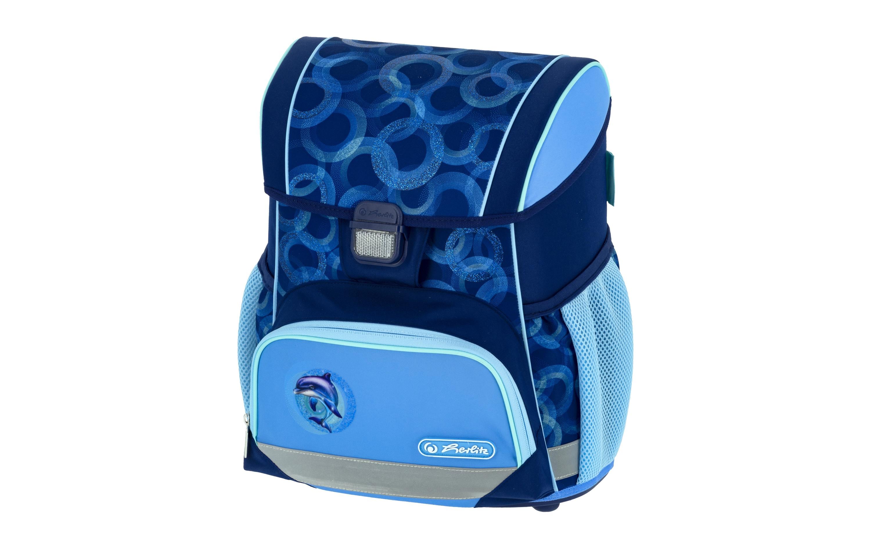 Herlitz Schulrucksack-Set Loop Plus Dolphin Ride 4-teilig 17 l