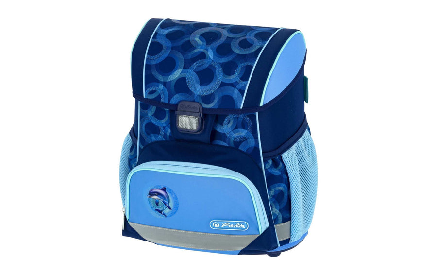 Herlitz Schulrucksack-Set Loop Plus Dolphin Ride 4-teilig 17 l
