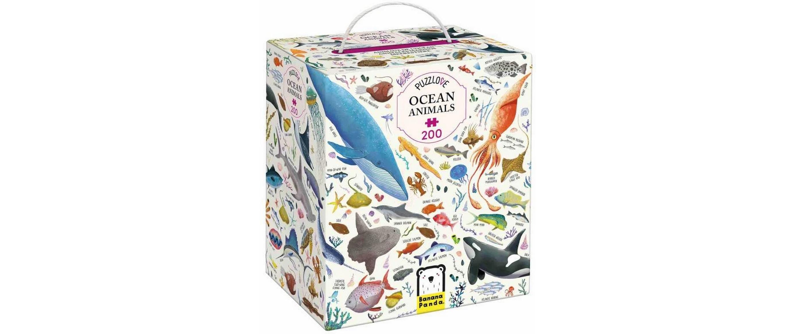 Banana Panda Puzzle Puzzlove Ocean animals Pappe 200 Teile