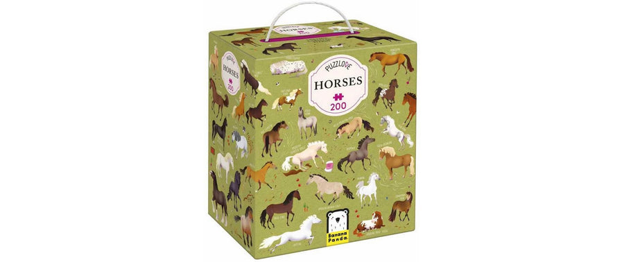 Banana Panda Puzzle Puzzlove Horses Pappe 200 Teile Klassisch