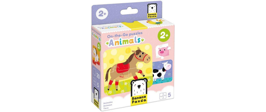Banana Panda Puzzle On-the-Go Animals Pappe 20 Teile