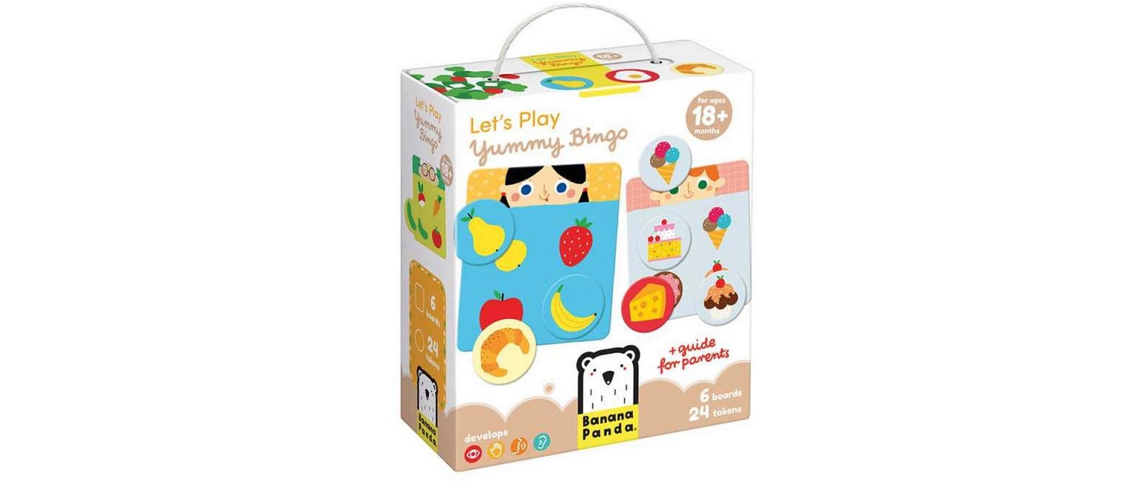 Banana Panda Kinderspiel Yummy Bingo Pappe 18m+
