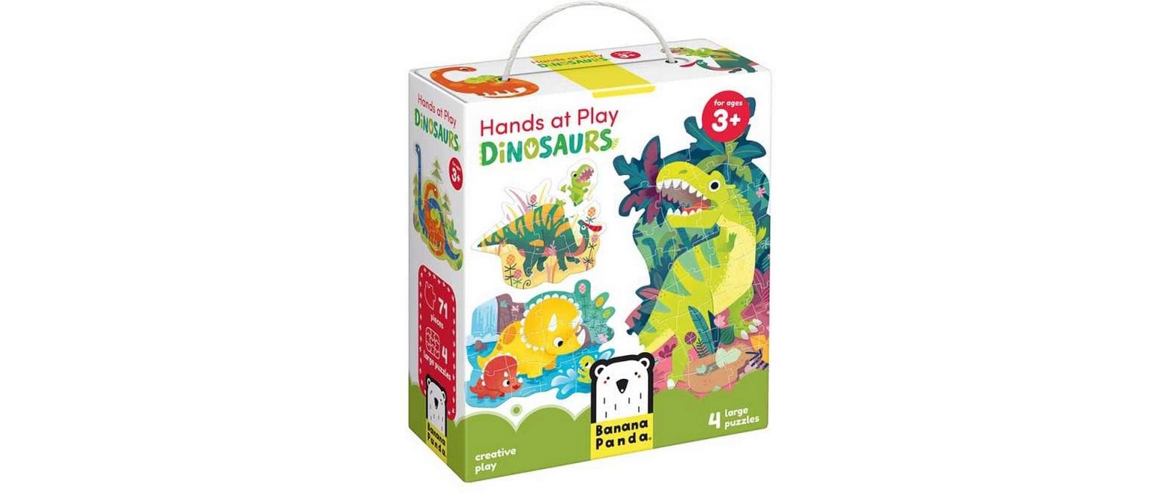 Banana Panda Puzzle Hands at Play Dinosaurier Pappe 71 Teile