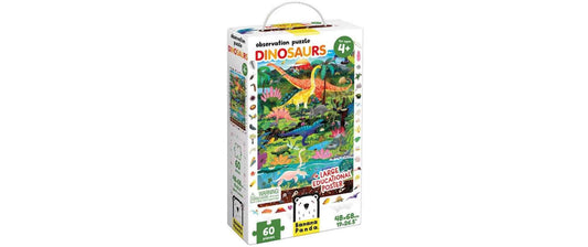 Banana Panda Puzzle Observation Dinosaurs Pappe 60 Teile