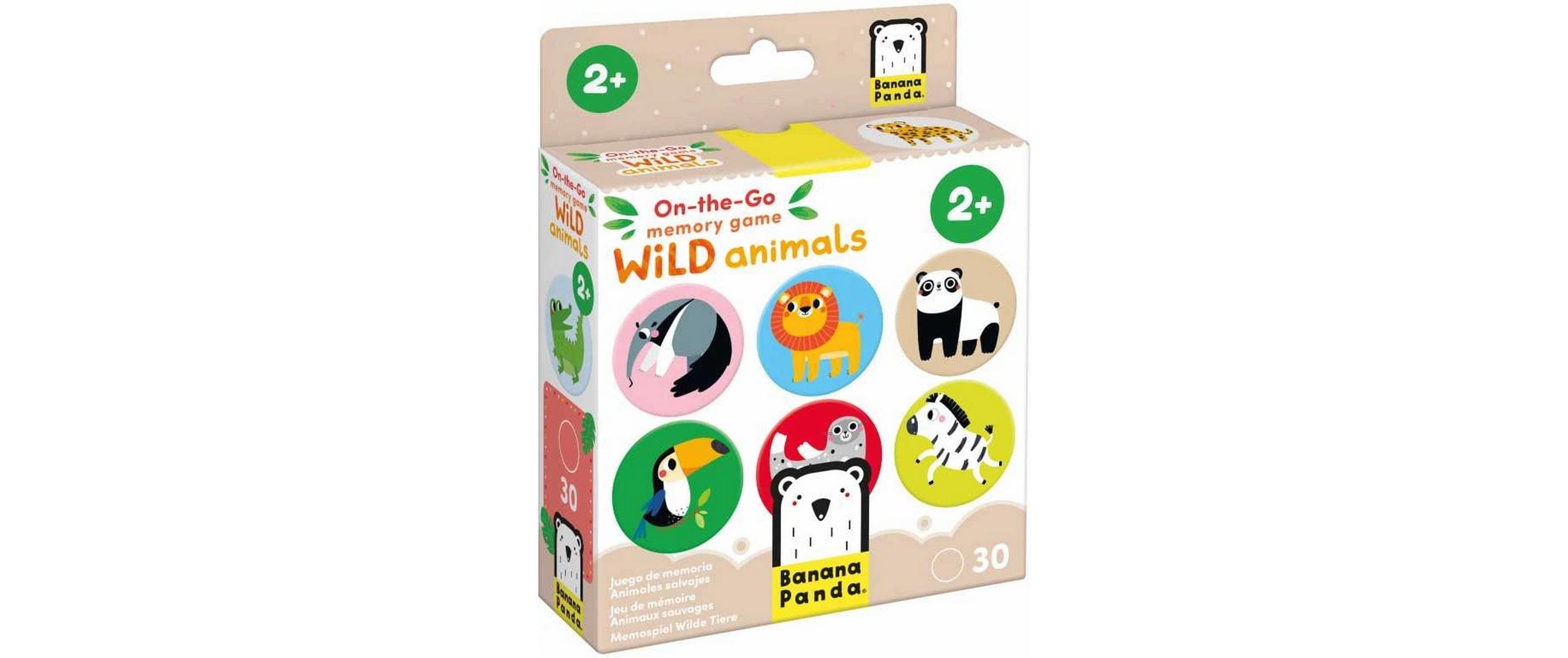 Banana Panda Memory On-the-Go Wild Animals Pappe 30 Teile