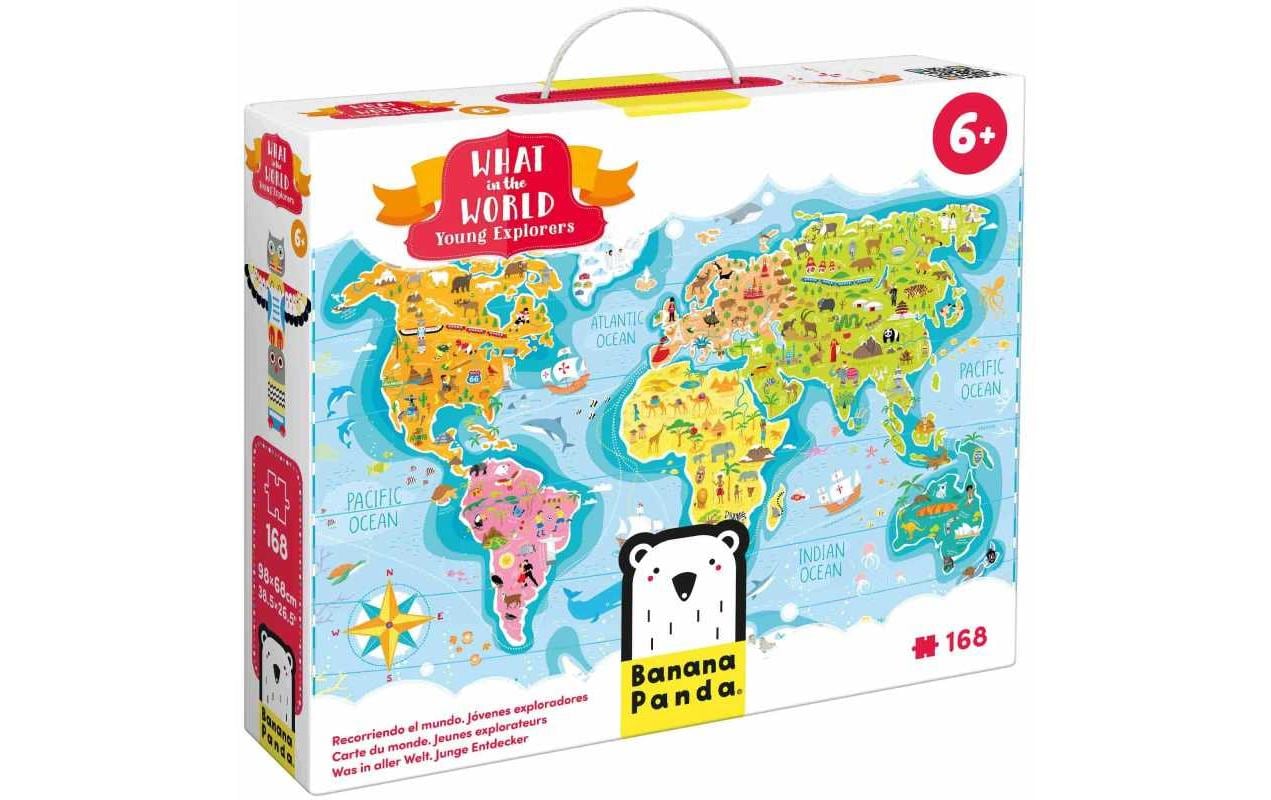 Banana Panda Puzzle What in the World. Young Explorers Pappe Klassisch
