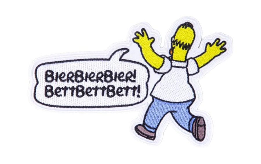 Swissmeme Aufnäher BeerBeerBeer! BedBedBed!