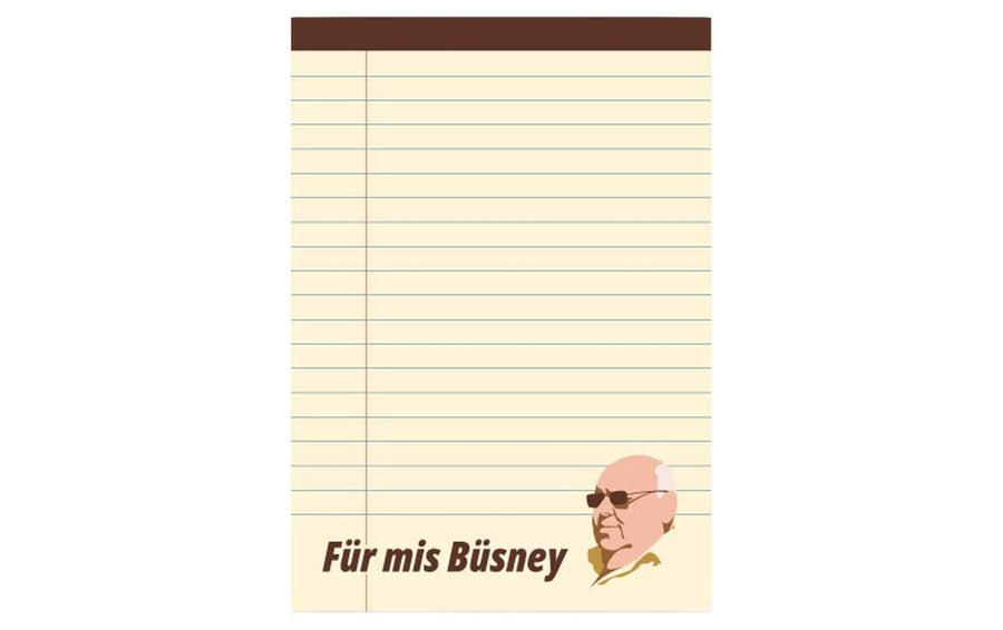 Swissmeme Notizblock Büsney