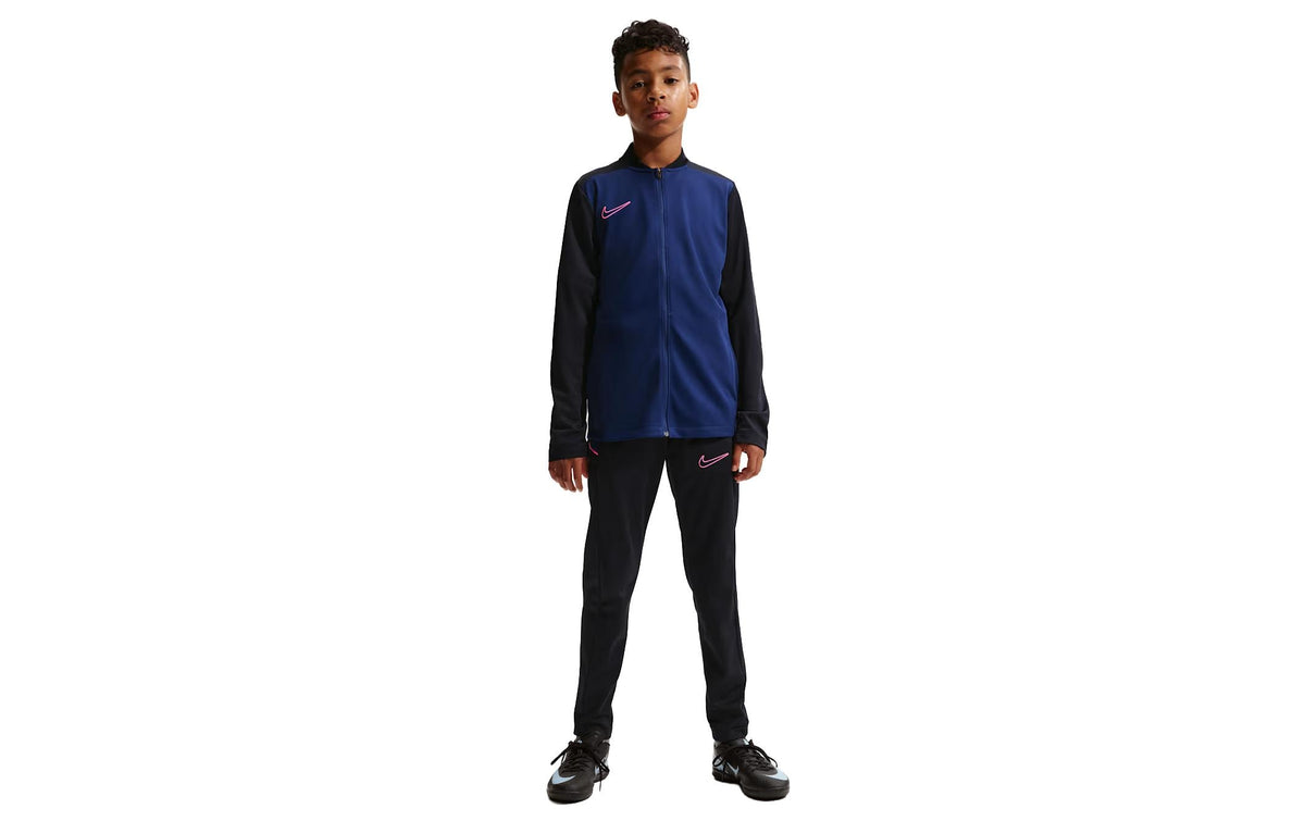 Nike Trainingsanzug Academy Dri-FIT in Blau und Schwarz mit Jacke und langer Hose