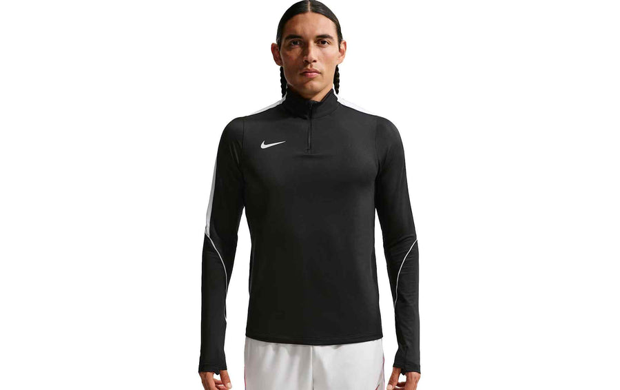 NIKE Fussbal-Drill-Oberteil Strike Dri-FIT Schwarz/Weiss, L