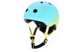 Scoot and Ride Kinderhelm Blueberry Blau/Gelb, XXS-S/45 - 50