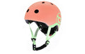 Scoot and Ride Kinderhelm Peach Orange/Grün, XXS-S