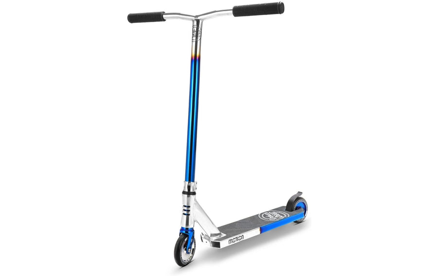 Motion Scooter Urban Pro, Chrome-Neonblau