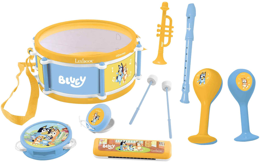 Lexibook Musikset Bluey 7-teilig Blau Gelb