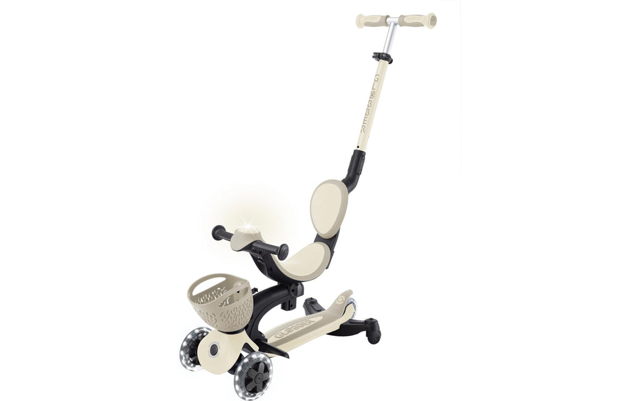 GLOBBER Scooter GO UP Baby Lights 360° Taupe