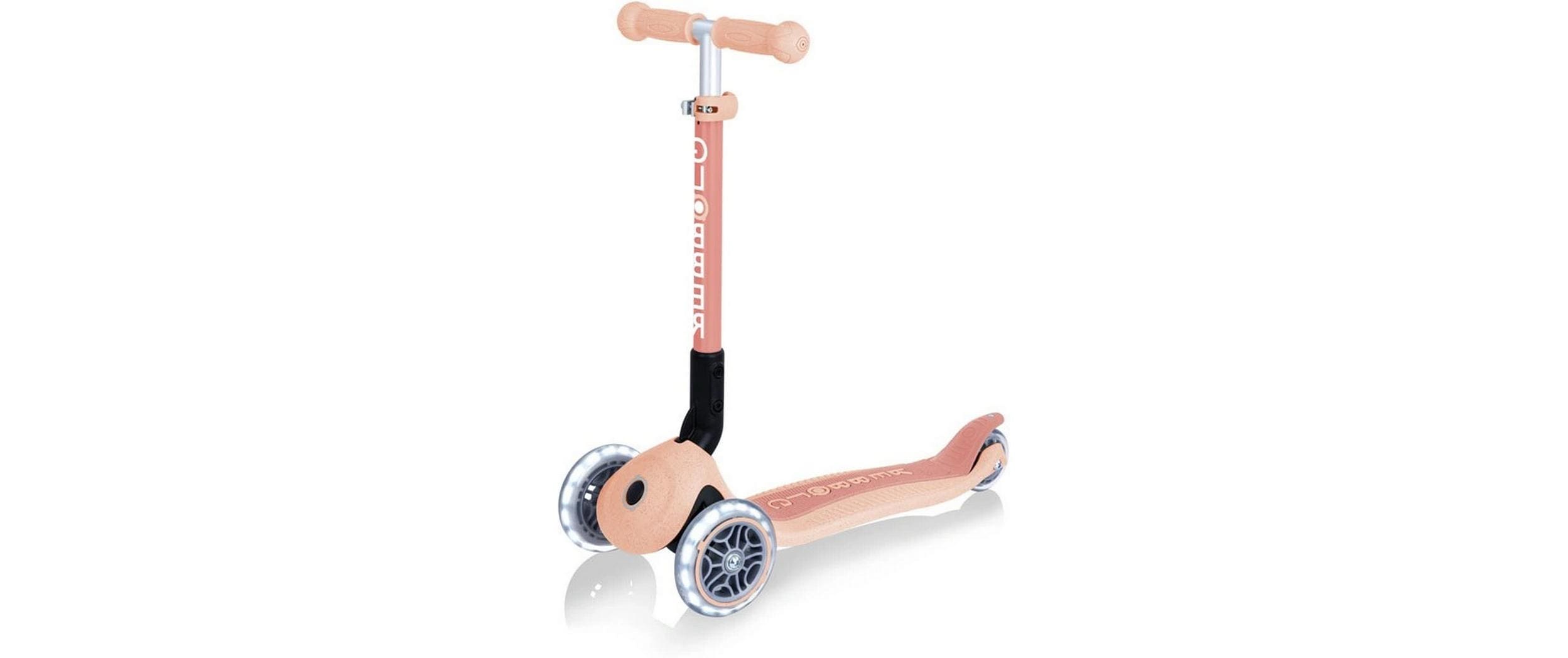 GLOBBER Scooter Junior Foldable Lights ECO Mini Orange