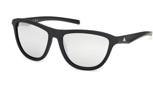 adidas ES0001 Sport Sonnenbrille Matte Black Smoke Mirror