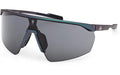 adidas Sonnenbrille SP0075 Sonnenbrille, Green Matt, Lens Smoke