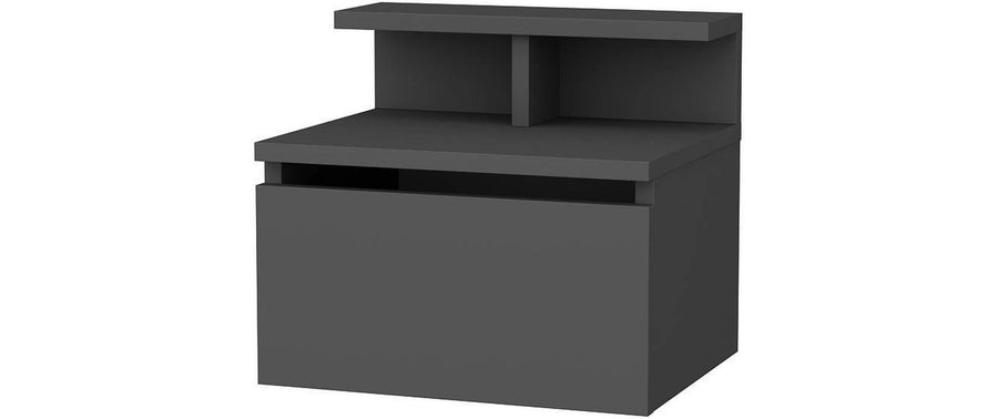 Woody Fahshion Nachttisch Alice Anthrazit