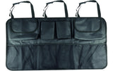 HP Autozubehör Kofferraumtasche, 90 × 46 cm, schwarz mit drei Henkeln, Fächern und Netztaschen