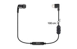 Albrecht TecTalk Biz Ohrhörer mit 100 cm Kabel, In-Ear-Stecker und Bedienelement