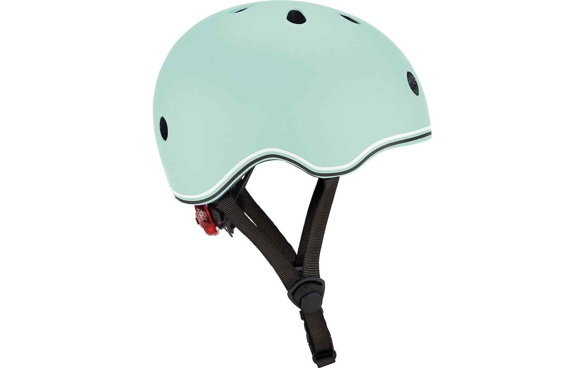 GLOBBER Kinderhelm Go Up Lights Hellgrün, XS-S