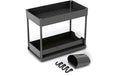 EASYmaxx Organizer mit Schublade 39.5 x 21.5 x 36 cm, Schwarz